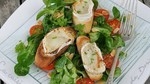 Salade chèvre chaud
